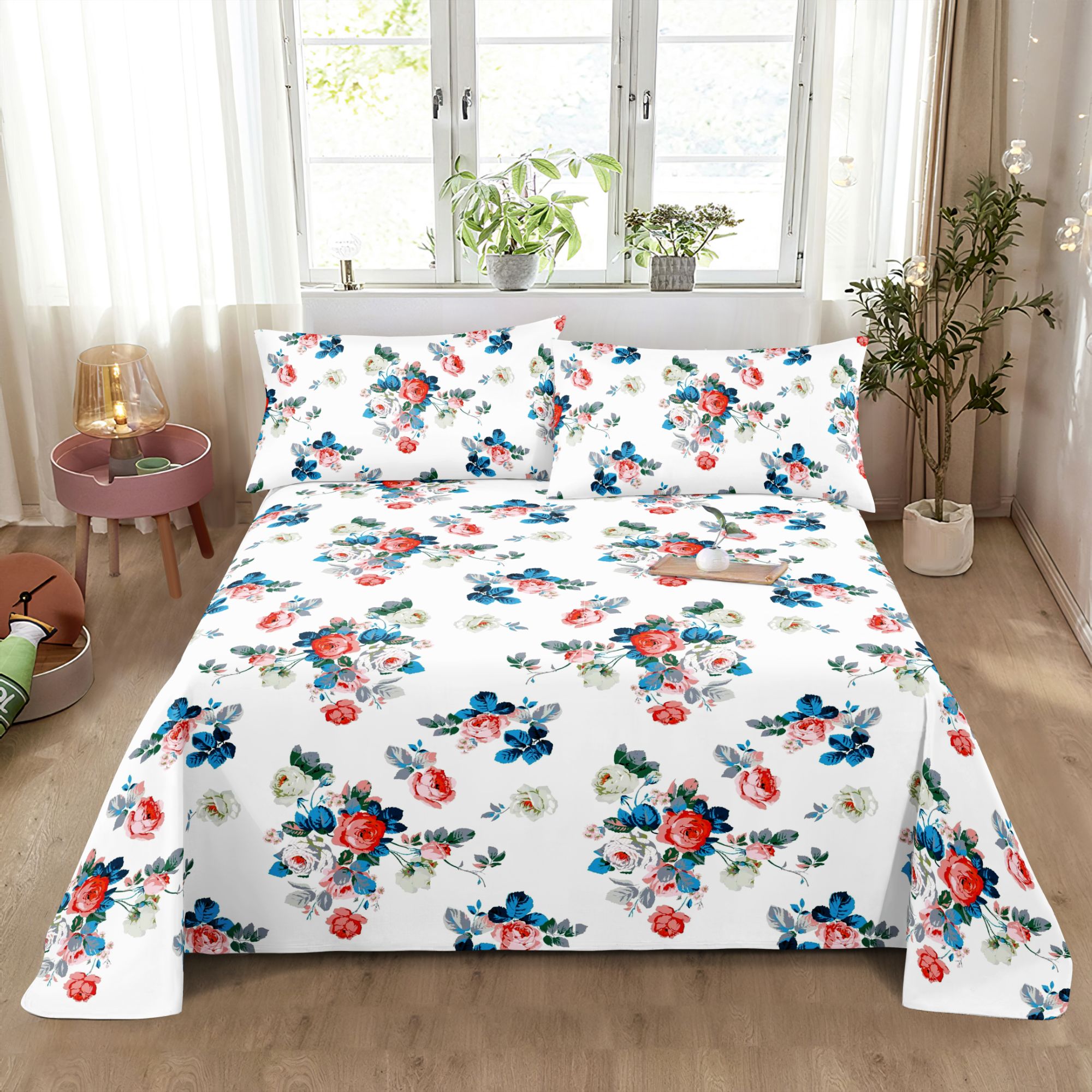 新款斜纹双人大床单2.3*2.3居家宿舍不起球缩水可机洗耐磨舒适