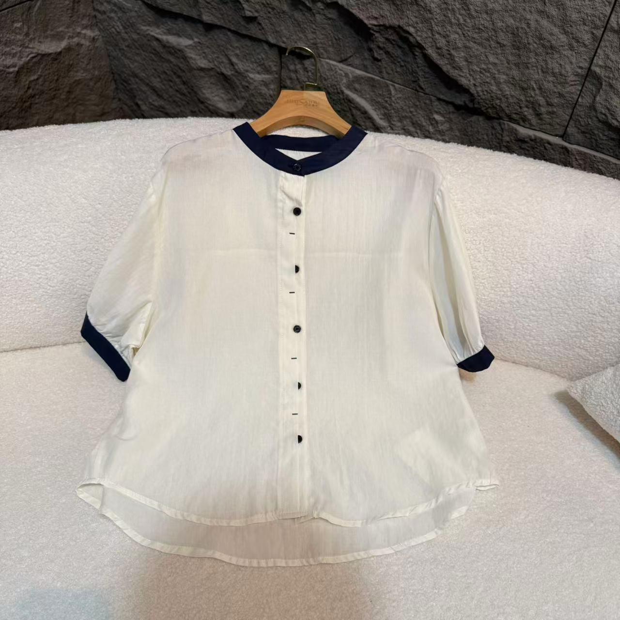 吉米赛欧 【撞色衬衫】 9K2525606 显瘦设计感衬衫