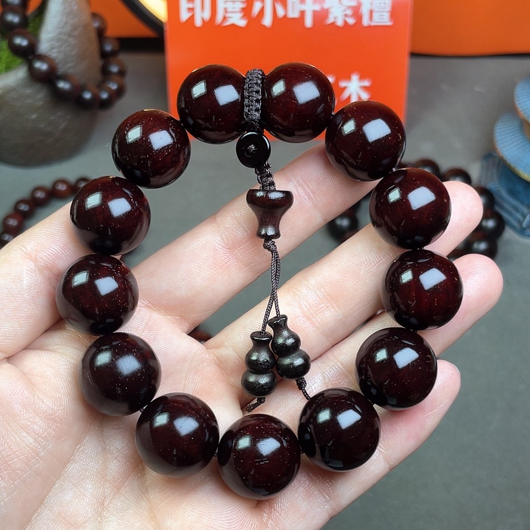 手串/手链小叶紫檀印度小叶紫檀1.8cm
