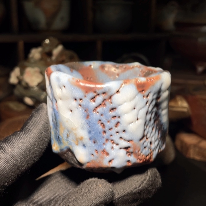 陶瓷志野烧林正太郎做陶40年纪念白群