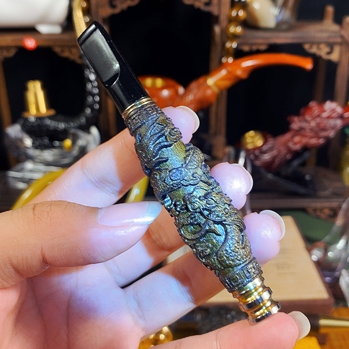 高端定制金丝楠烟嘴