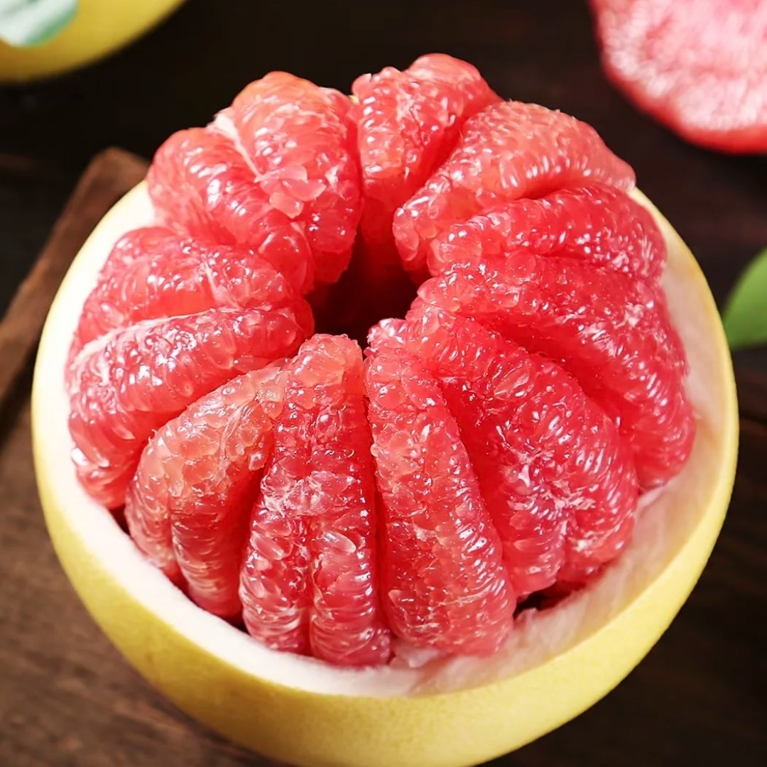 新鲜红柚子1个装