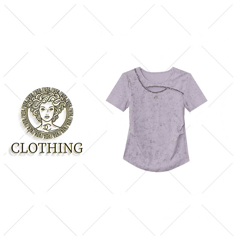 【CLOTHING/原创设计】A79100新款洋气百搭短袖