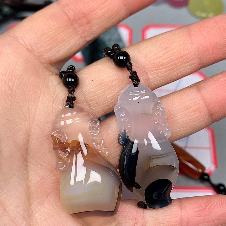 农***9玛瑙/玉髓未镶嵌颈饰