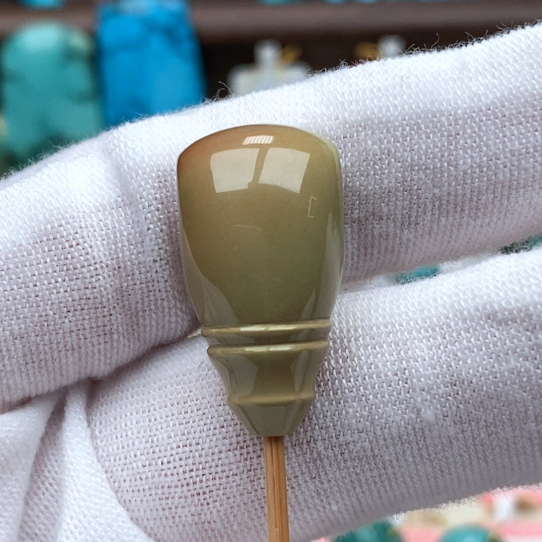 心***景绿松石未镶嵌珠宝奇石