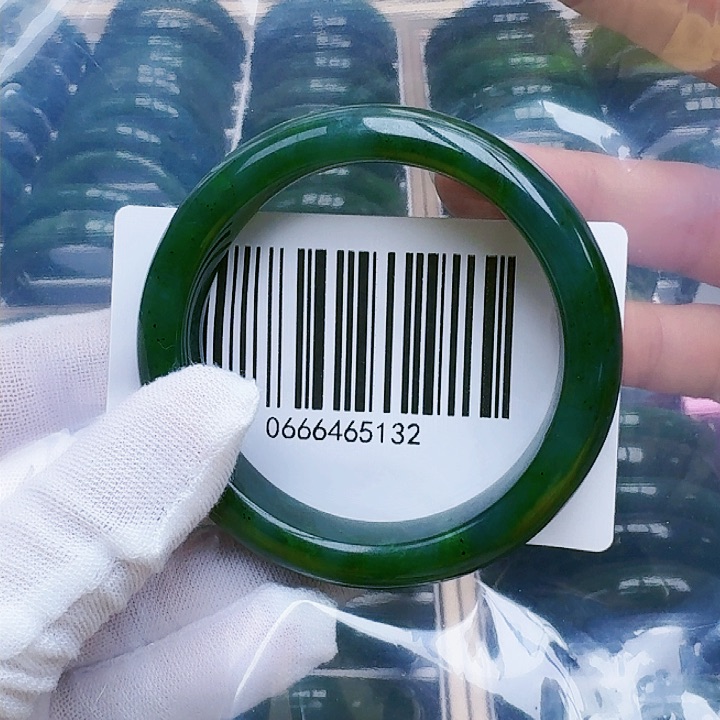 和田玉（碧玉）手镯未镶嵌5455