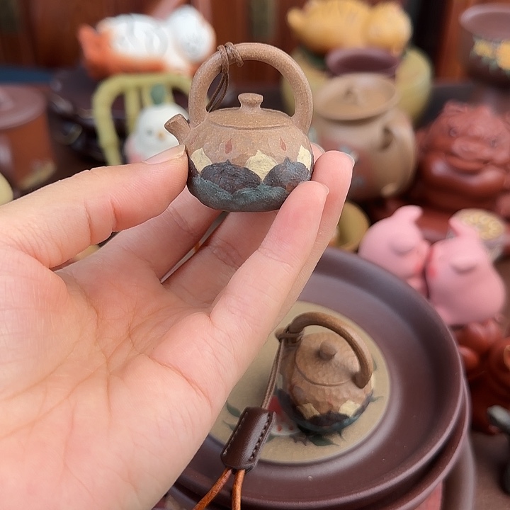 宏***果紫砂茶宠紫砂艺术