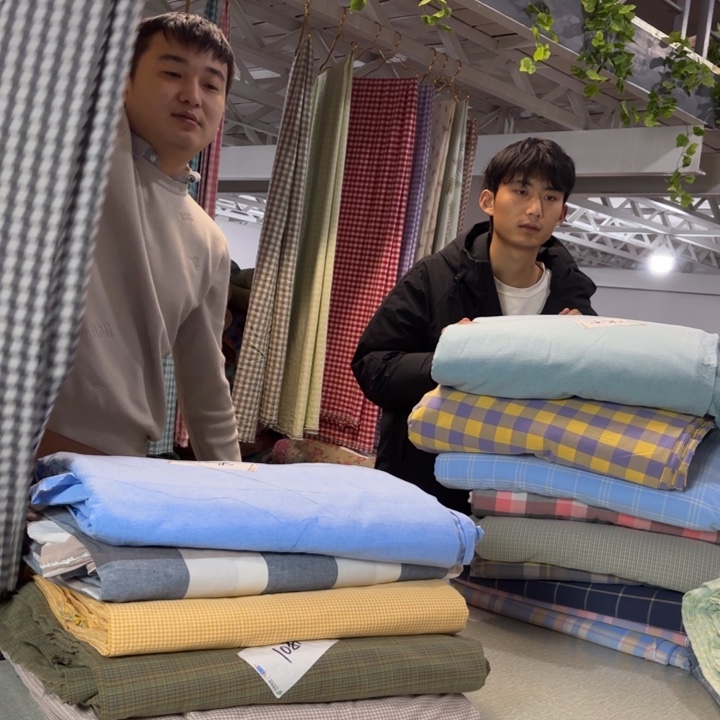 @***ༀ全棉系列产品2.5黑白小格