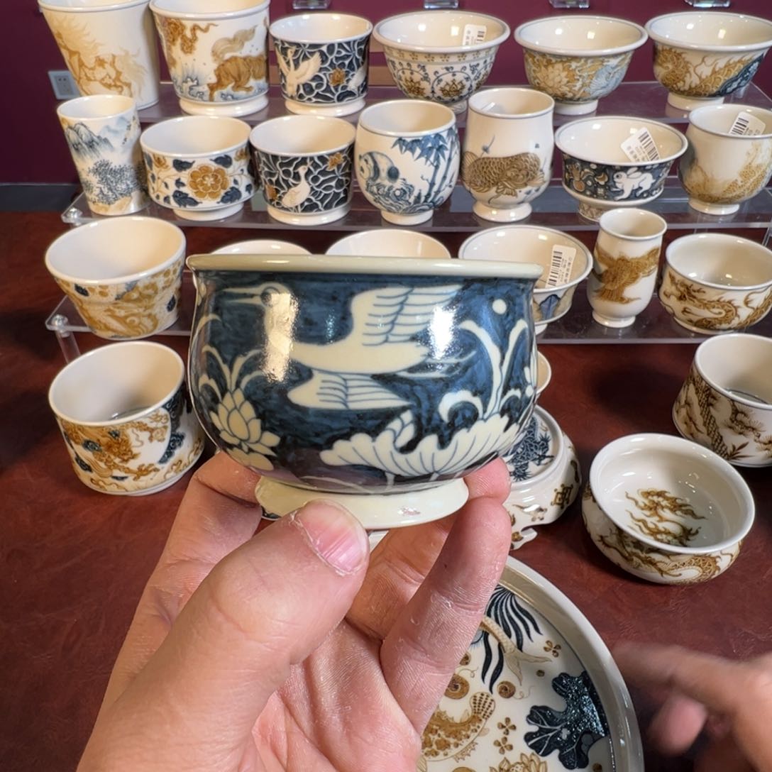 杯景德镇陶瓷杯子