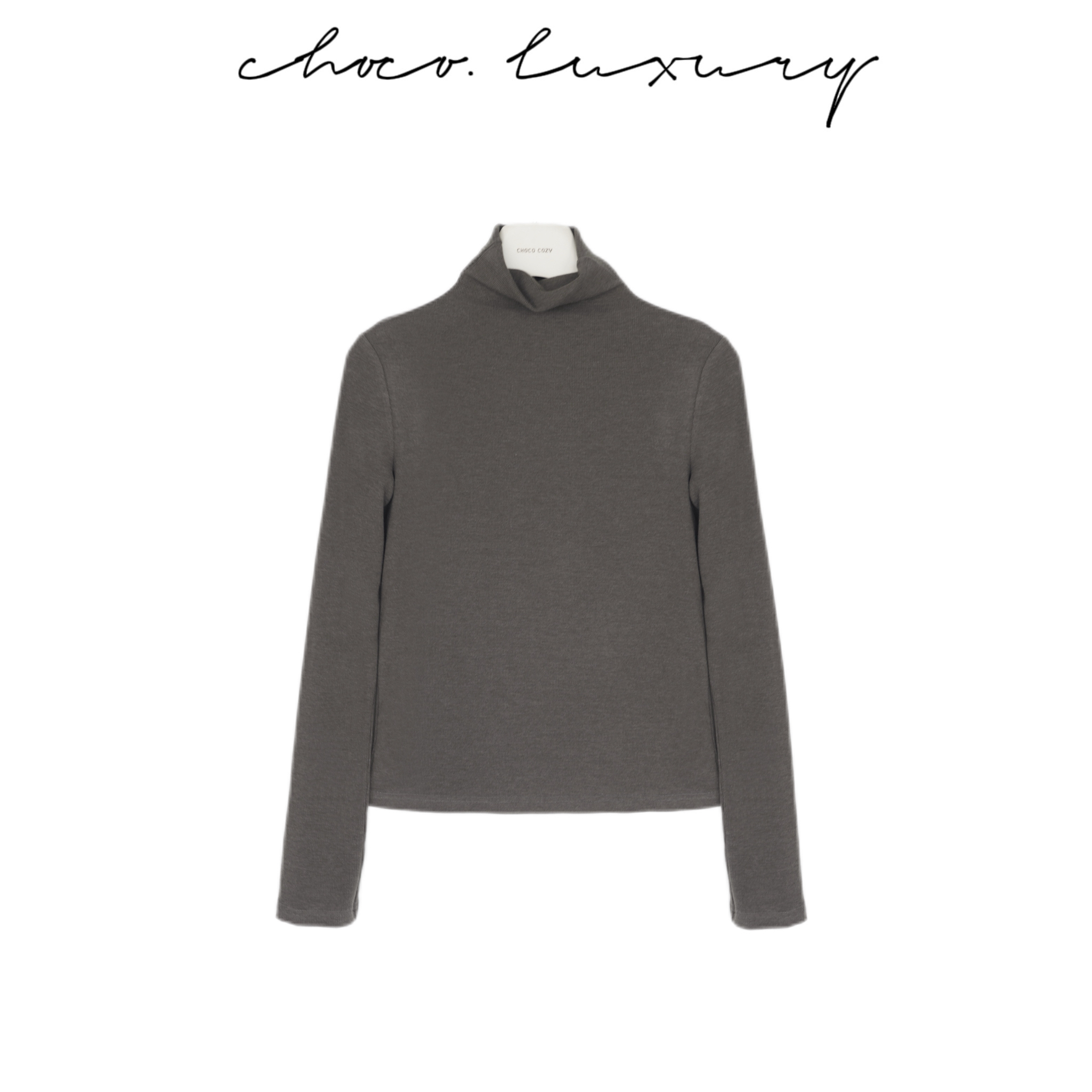 CHOCO【流金岁月】秋冬必囤 堆堆领 修身保暖打底 D3385