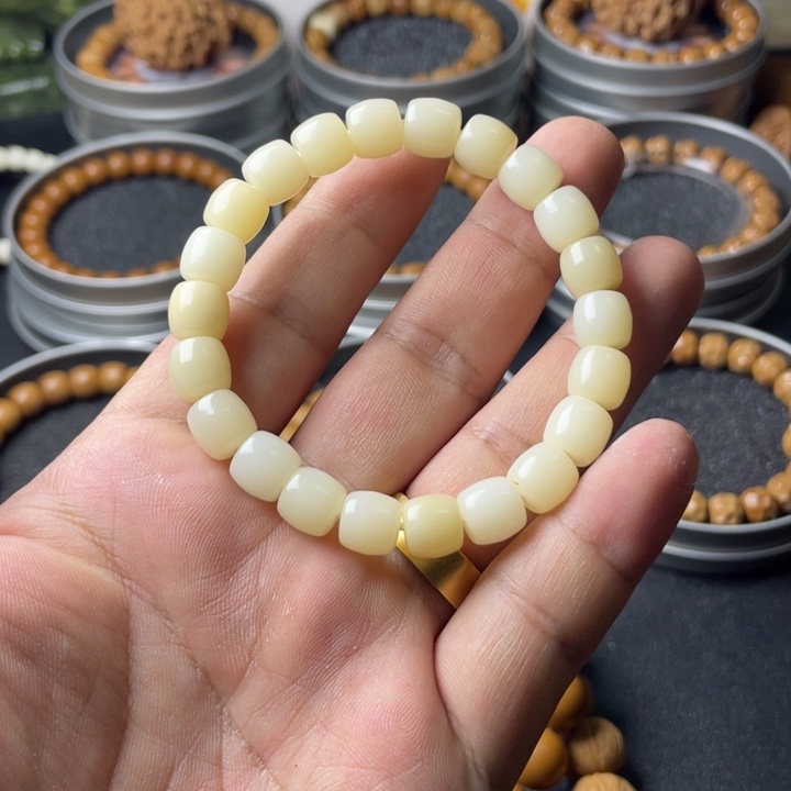 猴头核桃手串全品白玉菩提0.9