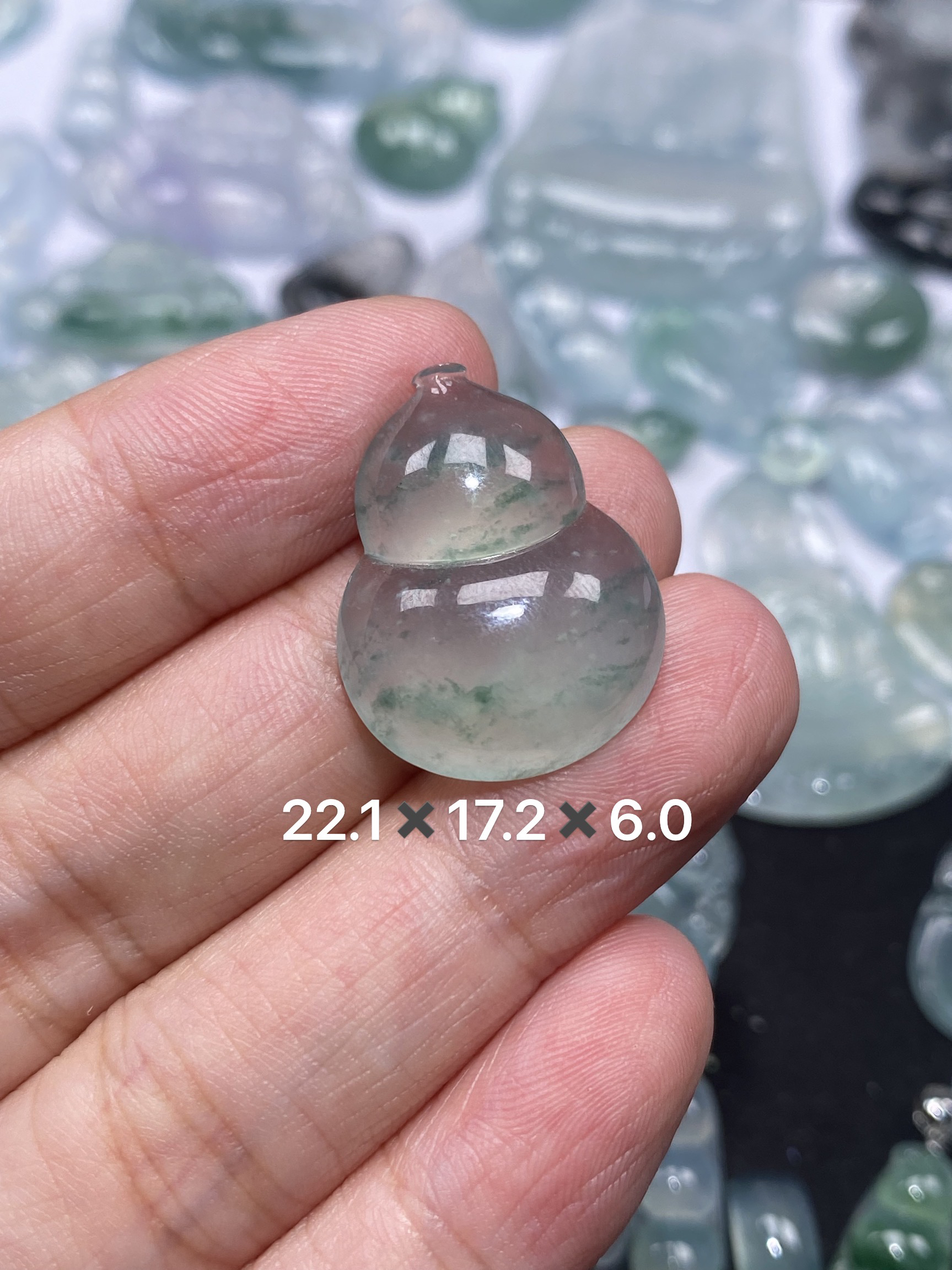 天然缅甸翡翠A货葫芦