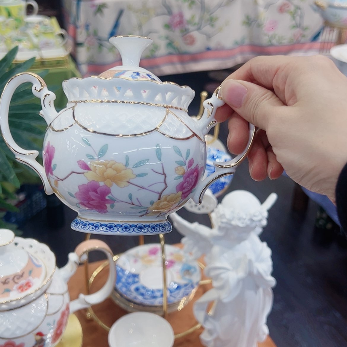 【闪购商品】骨瓷糖罐：