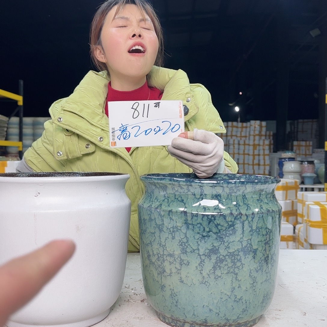 紫砂花盆云上花盆直播1224-811