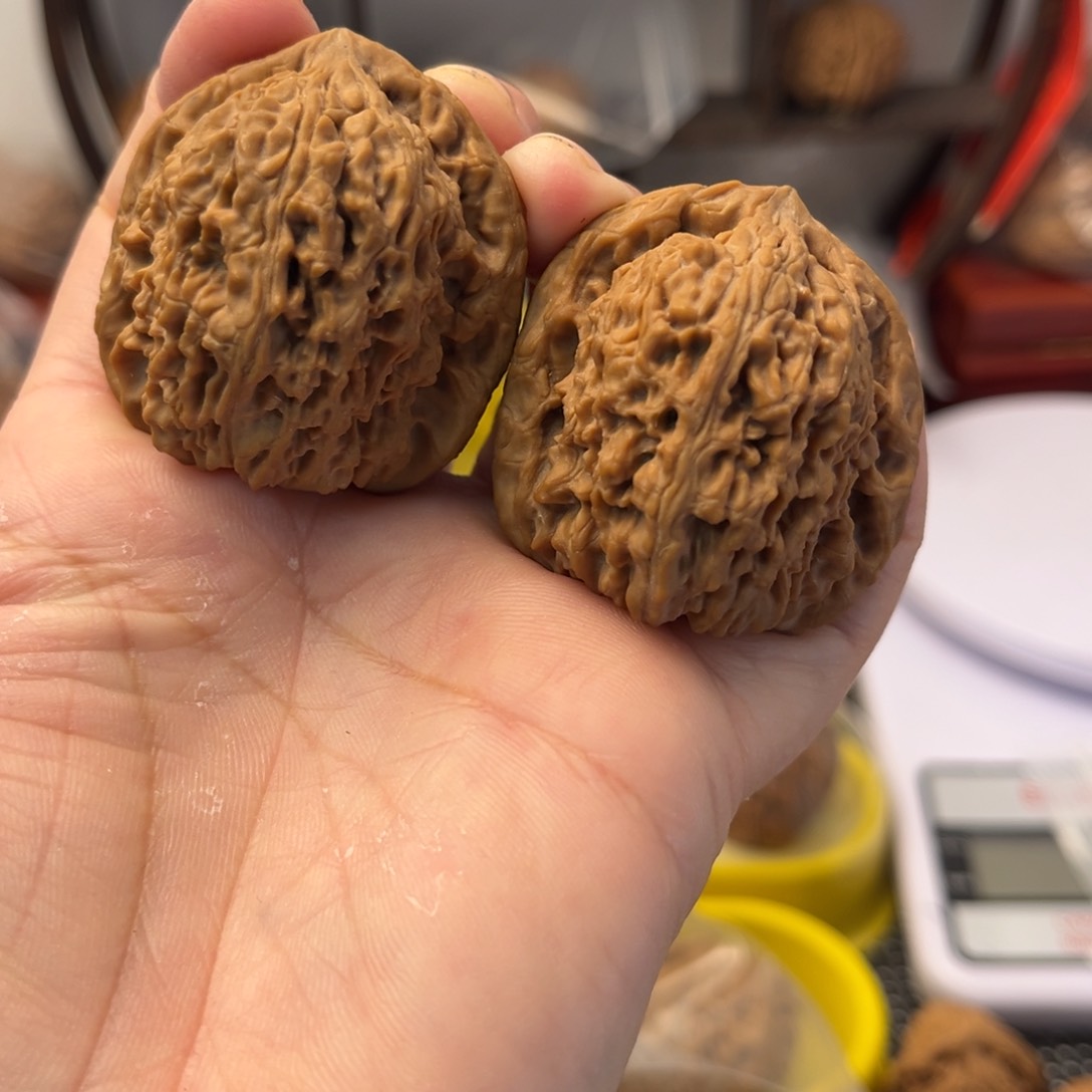 文玩核桃把件大*南疆石