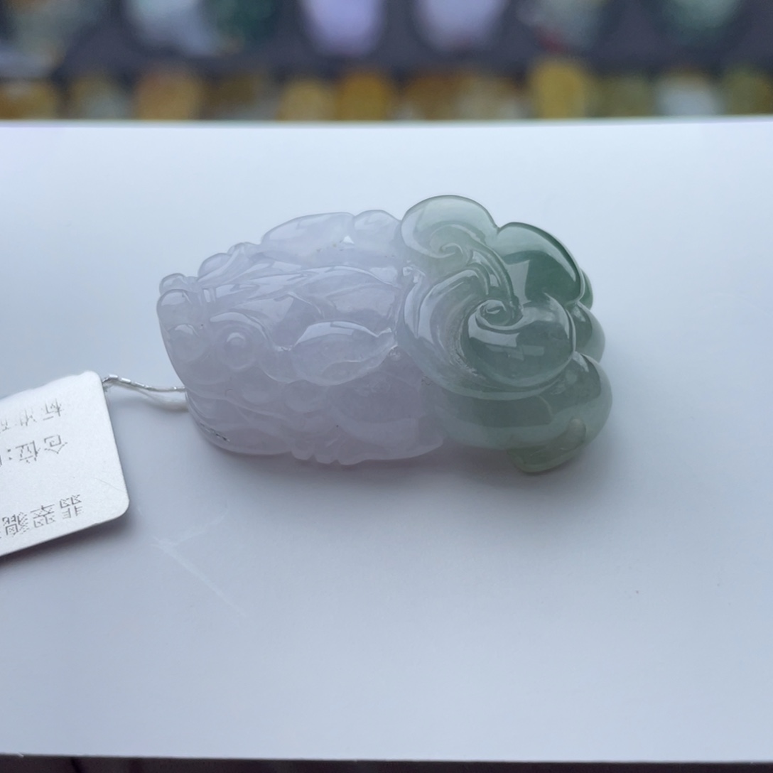 翡翠颈饰未镶嵌貔貅