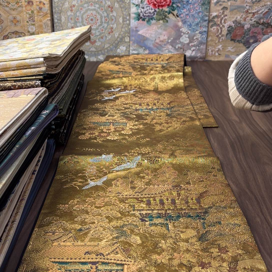 织绣唐锦西阵织带带