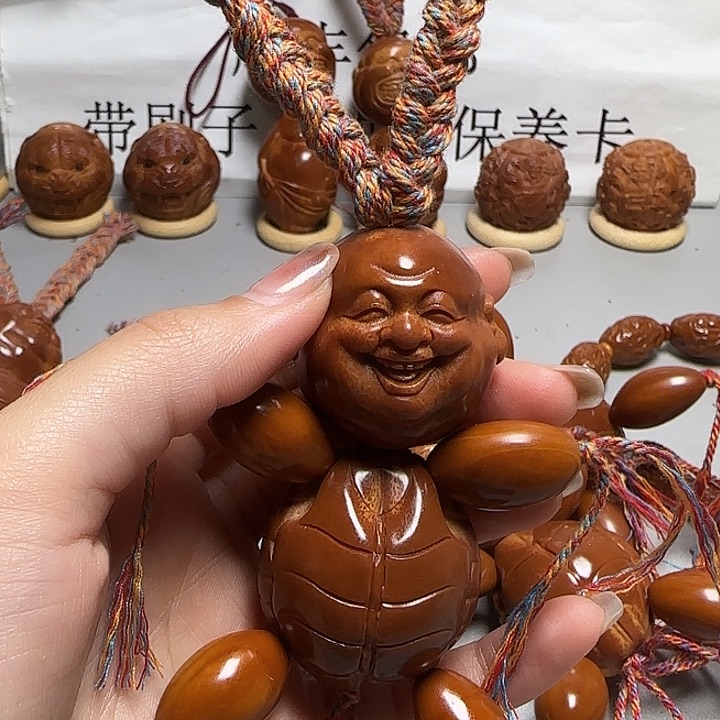 蟋***G橄榄核手串/手链橄榄核核雕
