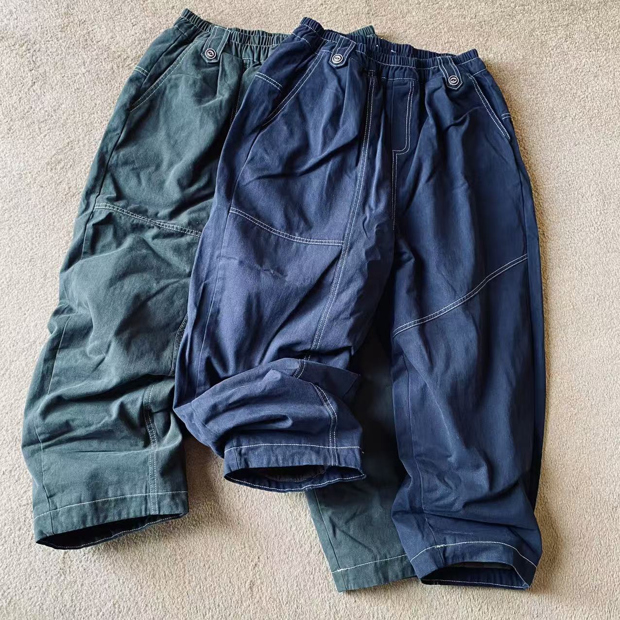 定制全棉老爹裤 棉裤 长90臀围130（2552）