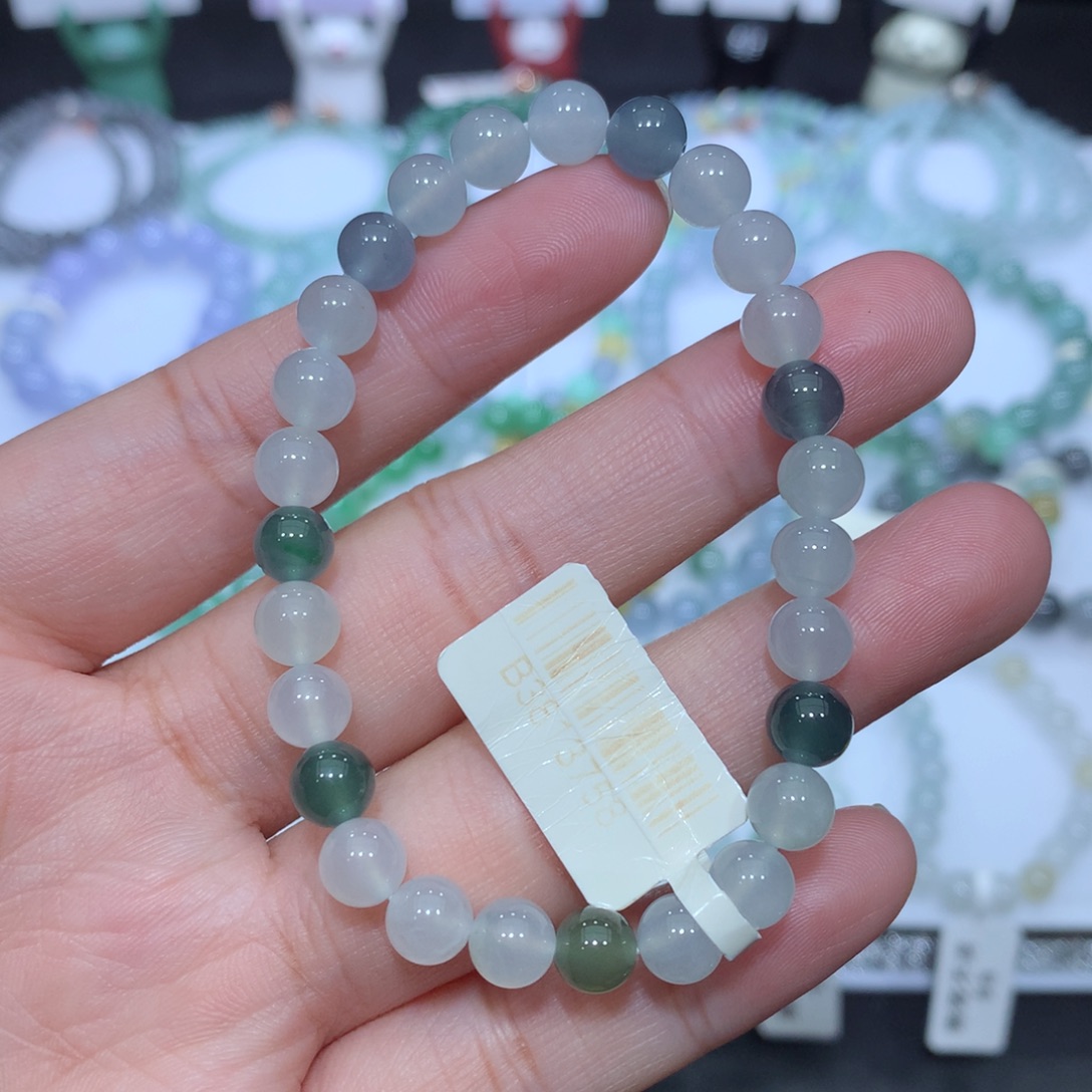 翡翠未镶嵌手串天然
