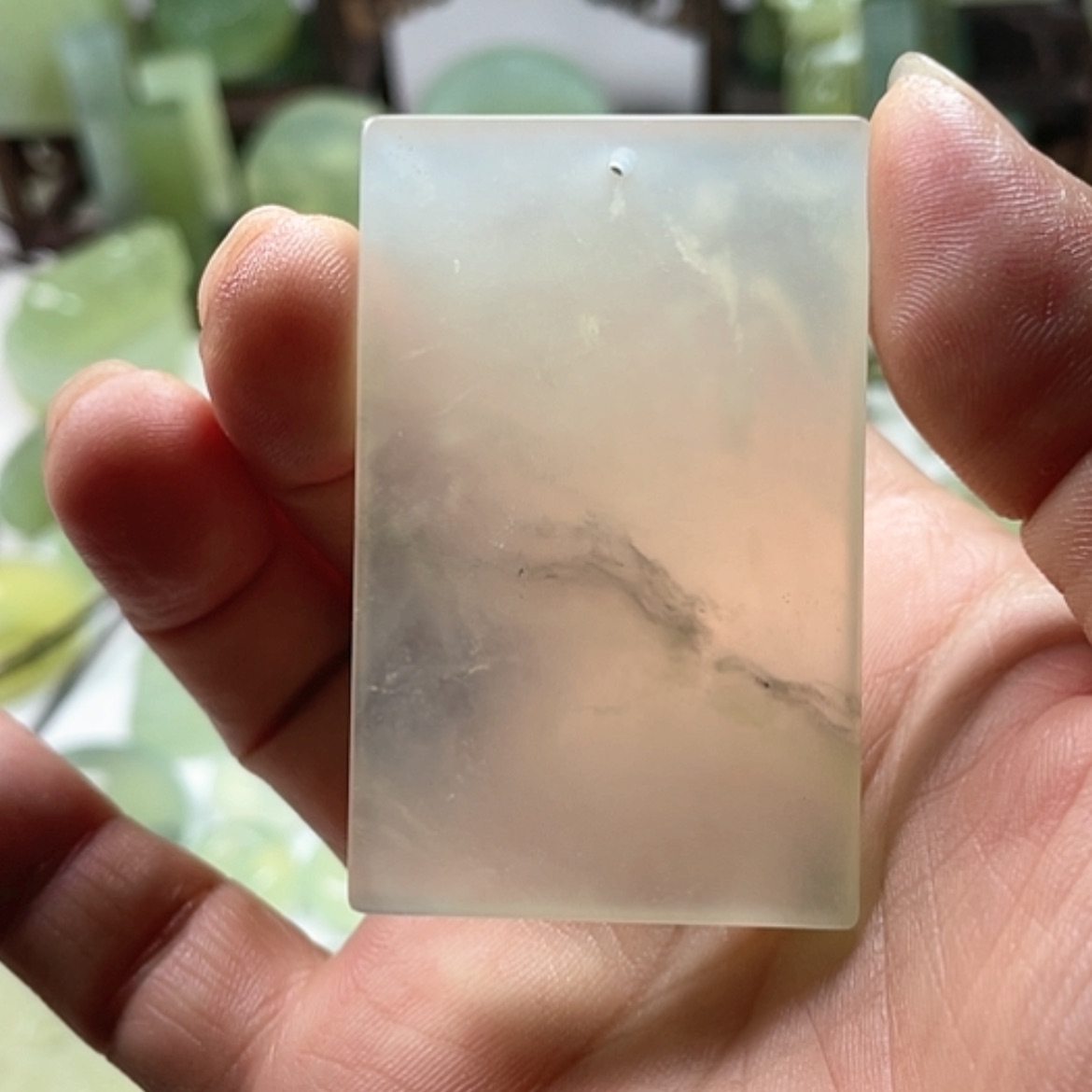 【闪购商品】岫玉未镶嵌挂件中国四大名玉岫玉