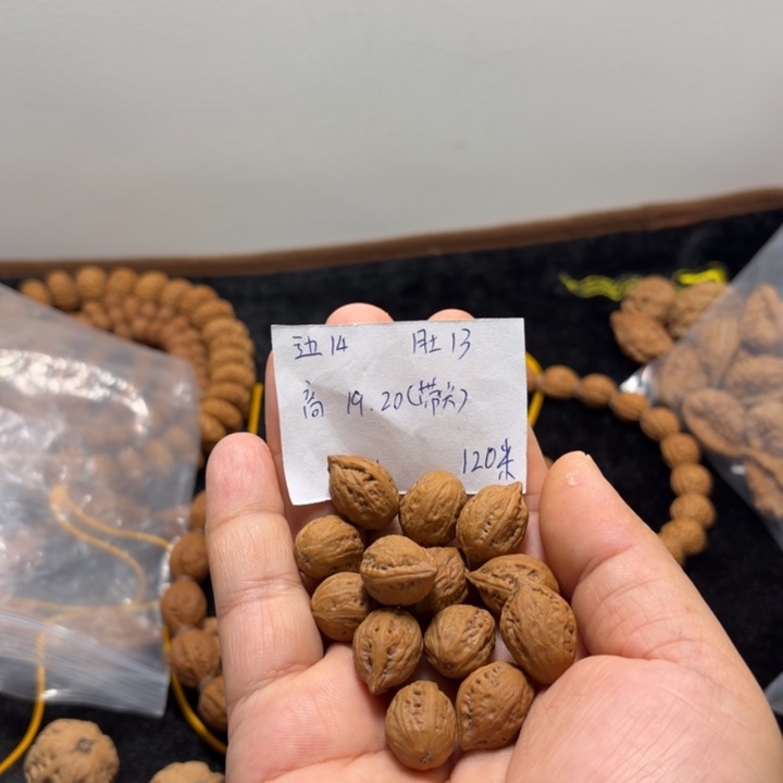 贴***贴手串文玩核桃小枣单圈12+1
