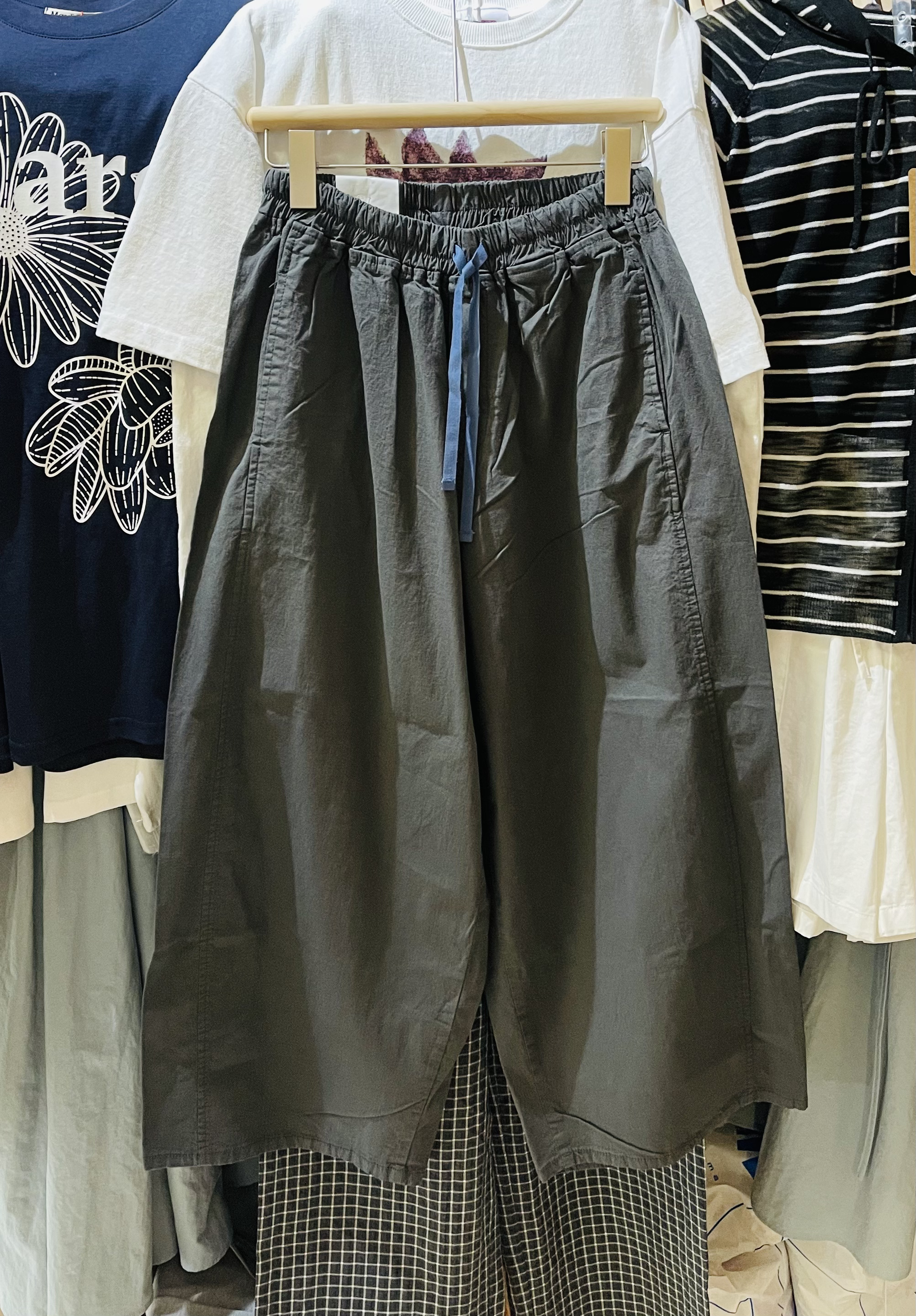 泡菜国东大门夏季薄款百棉休闲阔腿裤（现货）