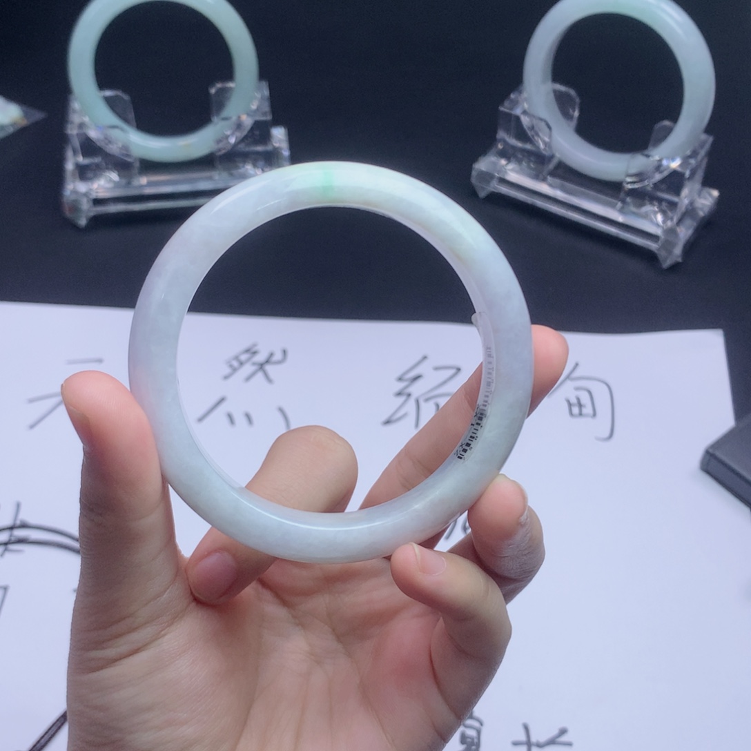 翡翠未镶嵌手镯57-58