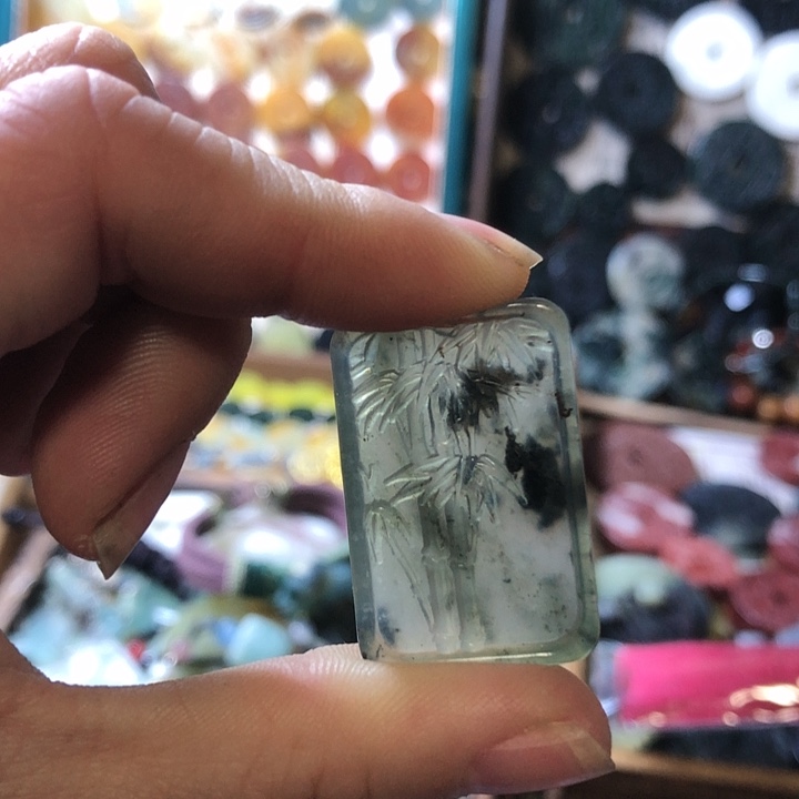 岫玉岫玉挂件未镶嵌