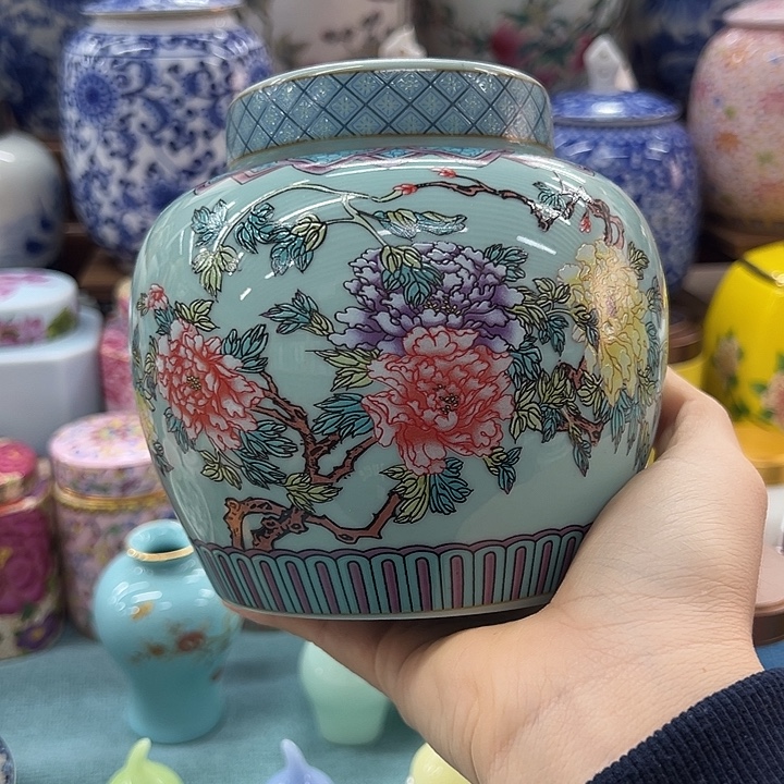 瓷片茶叶罐茶叶罐