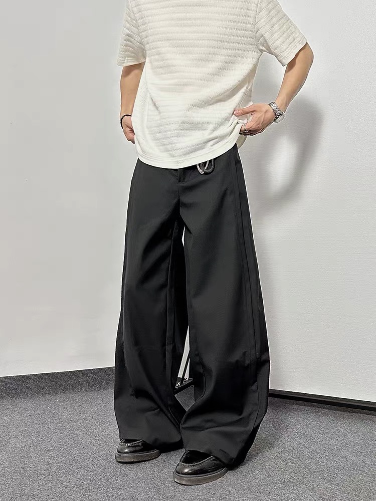 立体裁剪cleanfit西裤男女同款