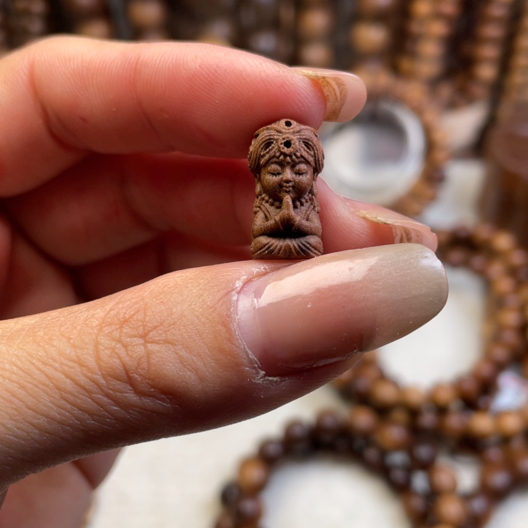 檀香木散珠印度老山檀香扎基