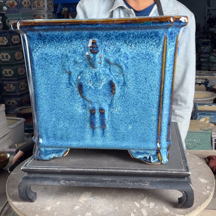 一风堂石湾花盆 内25*22