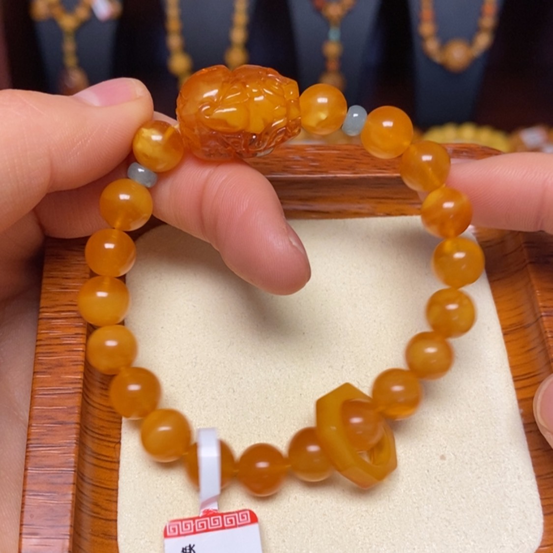 【闪购商品】蜜蜡手链未镶嵌手串