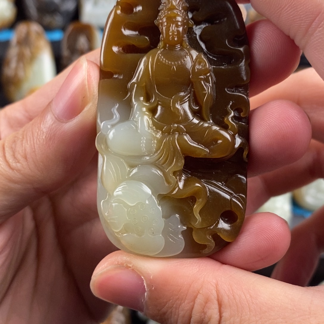 和田玉挂件未镶嵌