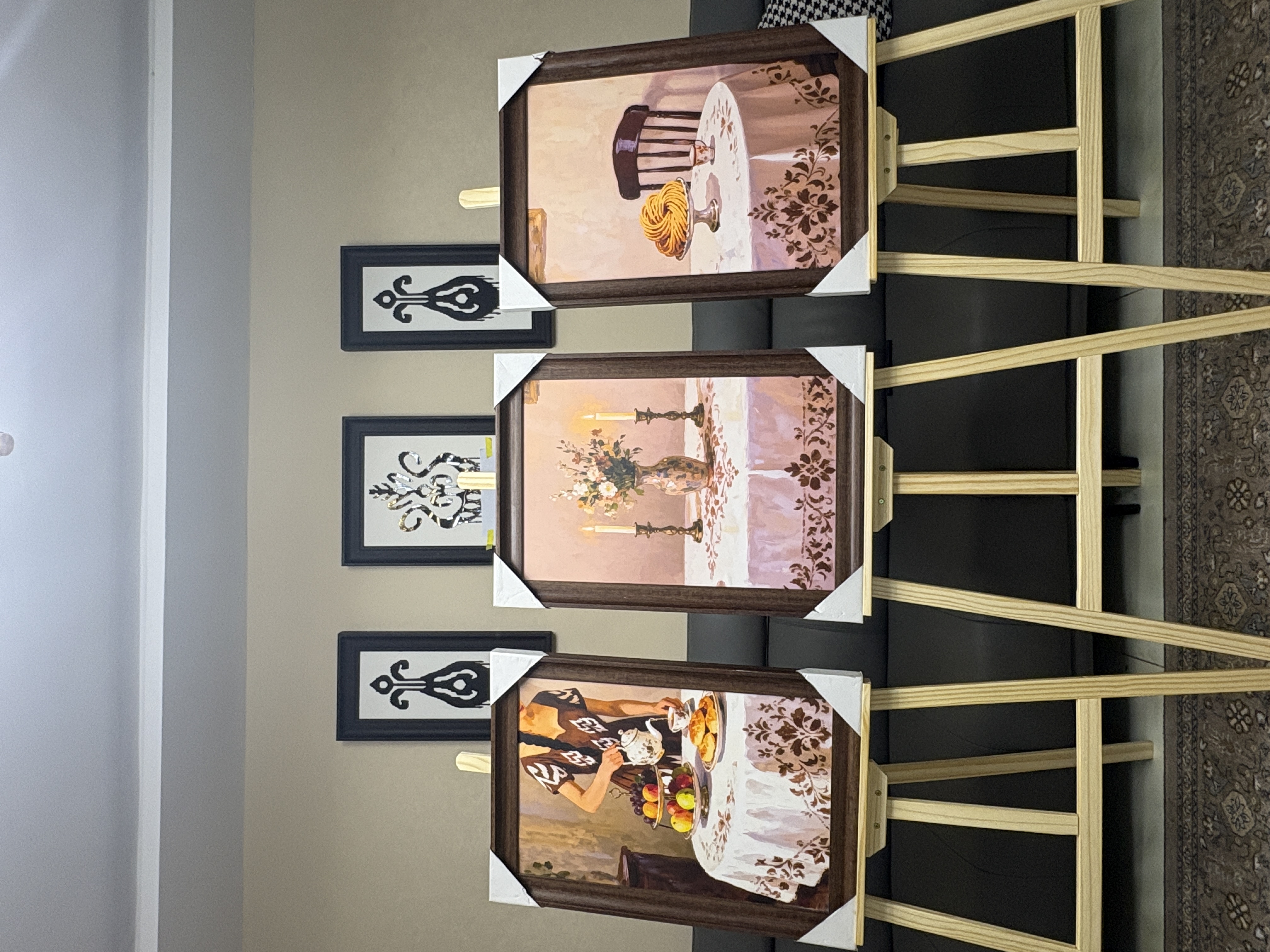 新疆客厅餐厅法式装饰画挂画向日葵