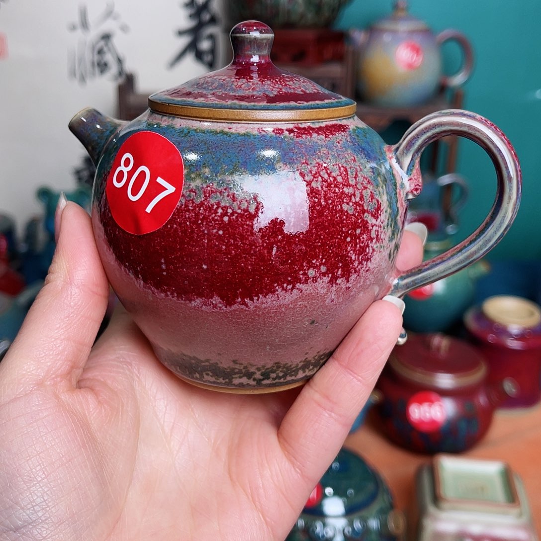 盘一****✨钧瓷艺术作品壶