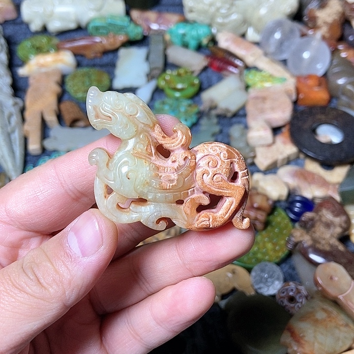 和田玉未镶嵌颈饰147