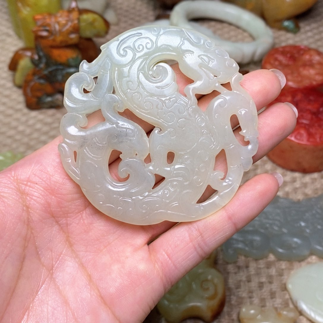 白玉菩提吊坠白玉菩提白玉菩提摆件