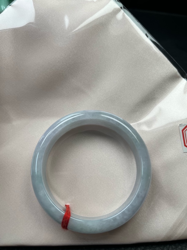 天然翡翠缅甸a货，紫罗兰手镯编号09658