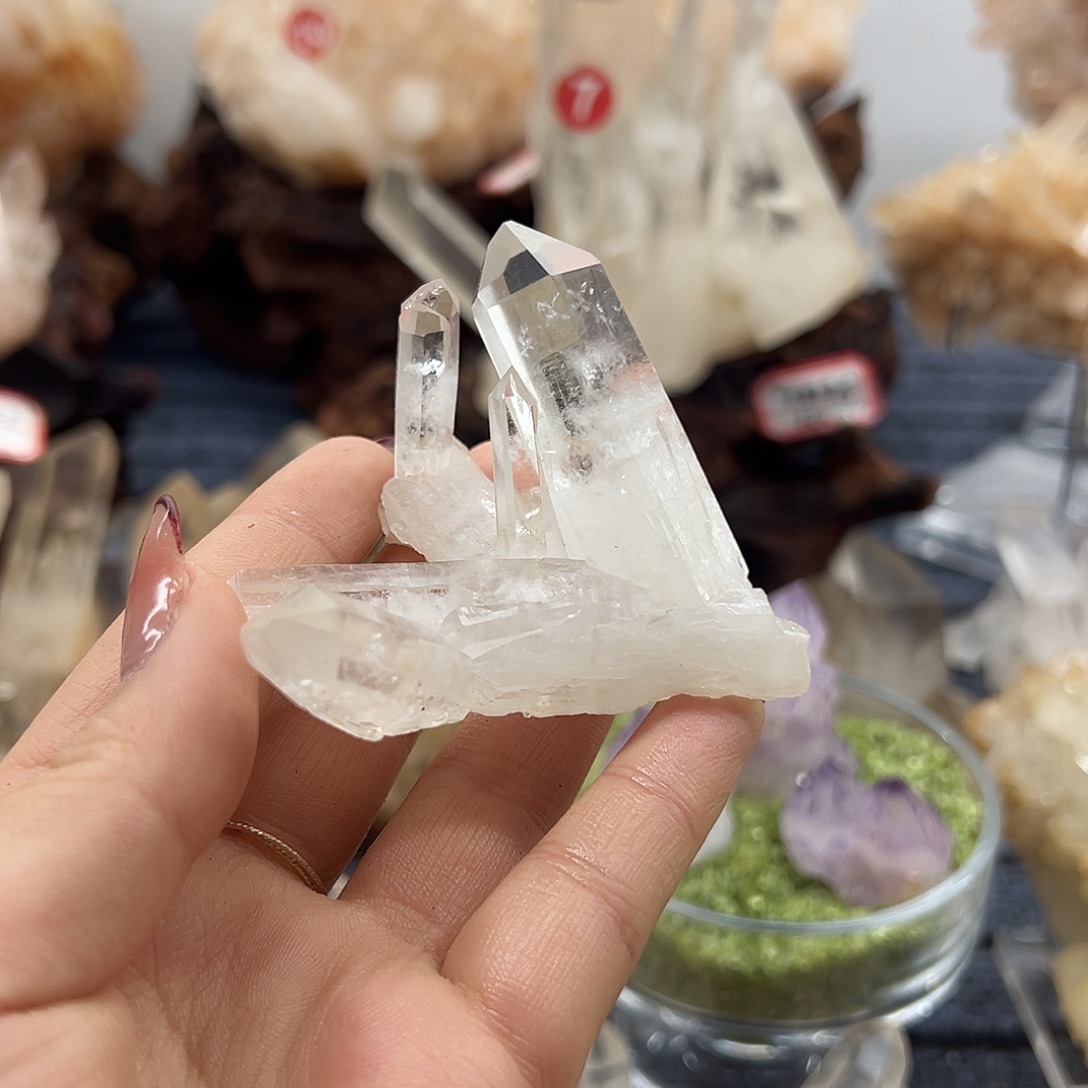 四***鹏珠宝半成品水晶银S925镶嵌