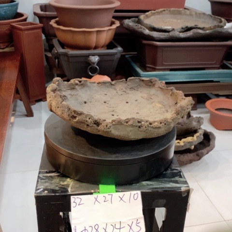 紫砂花盆手工的异型盆