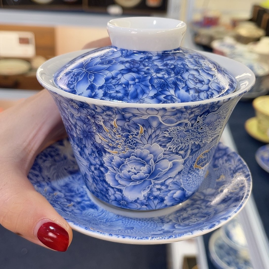 陶景德陶瓷盖碗茶具