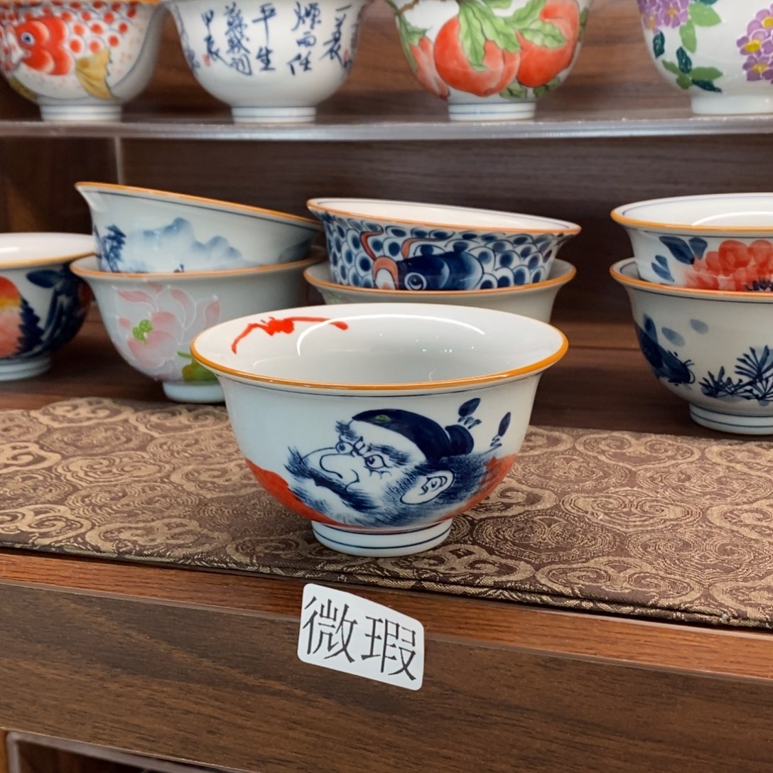 釉下彩手工绘制手工绘制