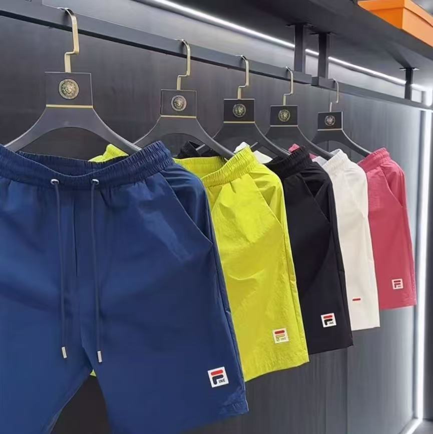 25514-【阿进】春夏季新款简约风纯色百搭短裤男女同款