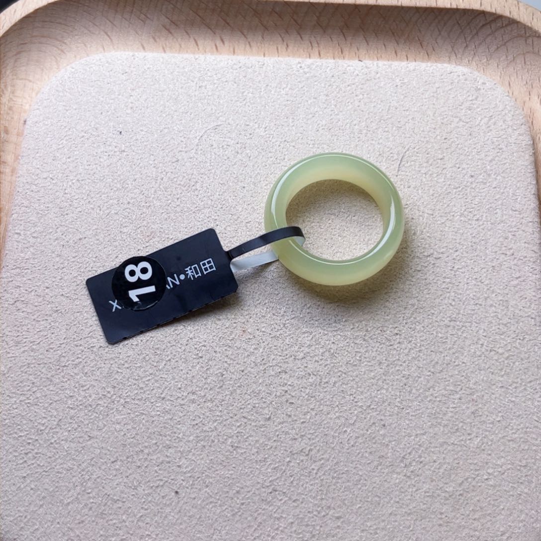 和田玉戒指未镶嵌-****?