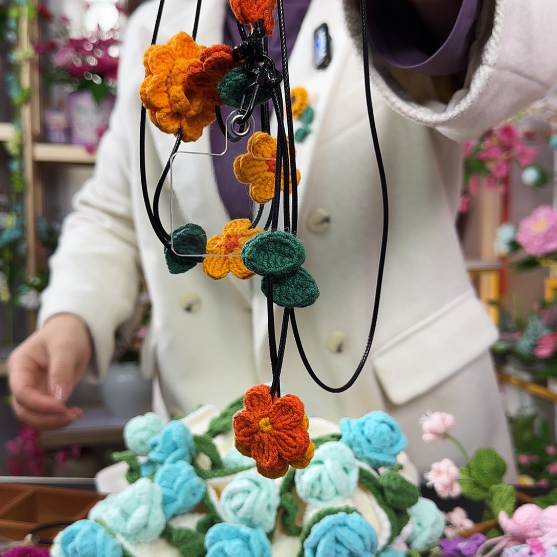 纯手工钩织钩织手链