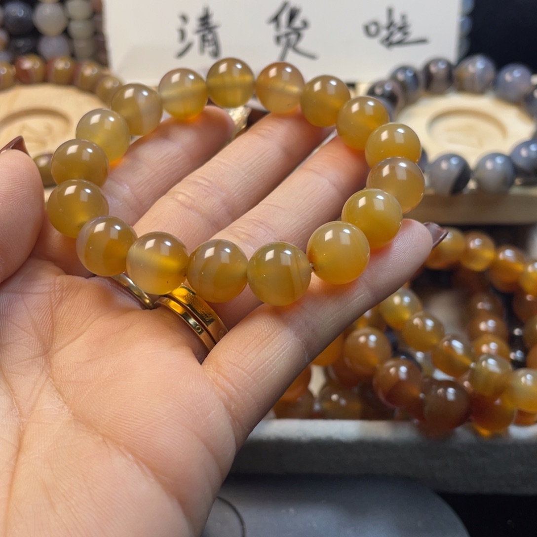 玛瑙/玉髓未镶嵌手链