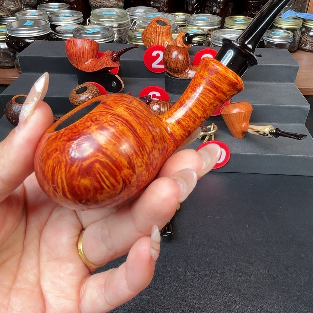 P***。小默石楠木苹果烟斗