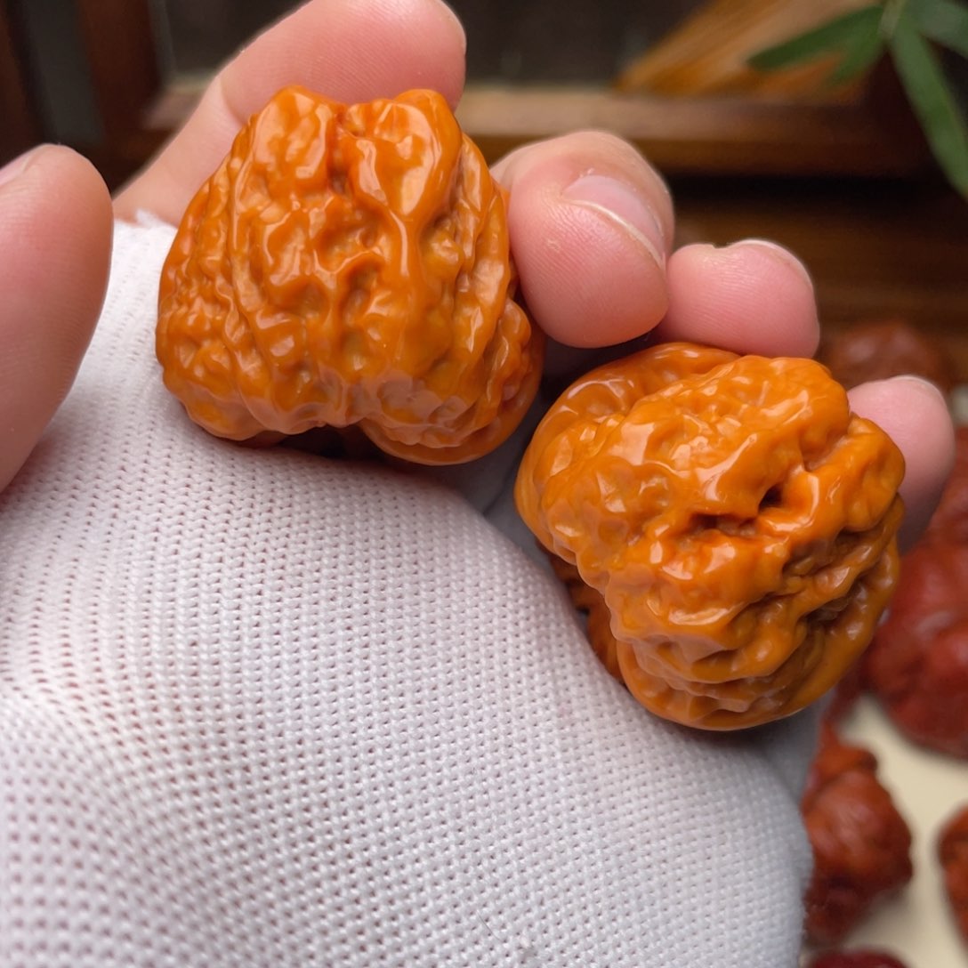 文玩核桃把件蛤蟆头36